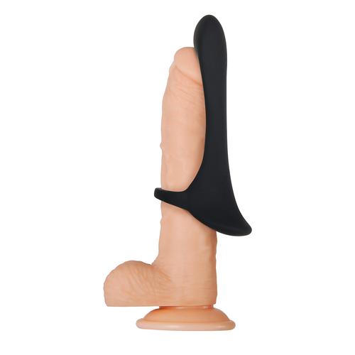 Anillo Vibrador Para el Pene Armadura Negra Zero Tolerance