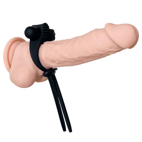 Anillo Vibrador para el Pene Corbata Negra Zero Tolerance