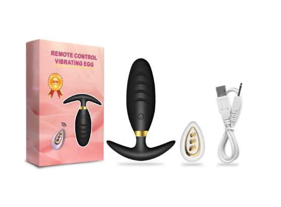 Vibrador Plug Anal con control remoto