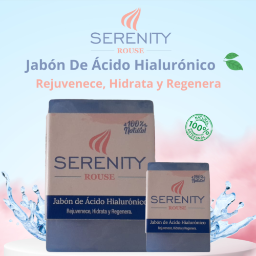 Jabón Serenity Rouse De Ácido Hialurónico