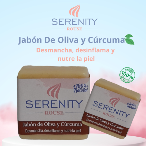 Jabón Serenity Rouse Oliva y Cúrcuma