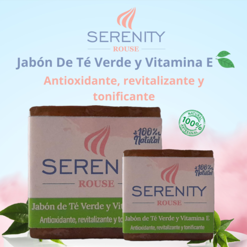 Jabón Serenity Rouse de Té Verde y Vitamina E