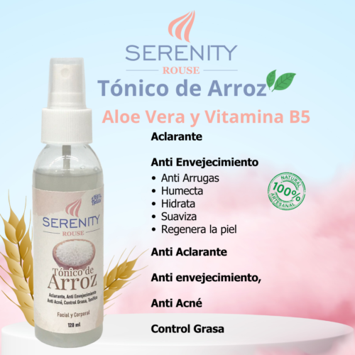 Tónico de Arroz Serenity Rouse