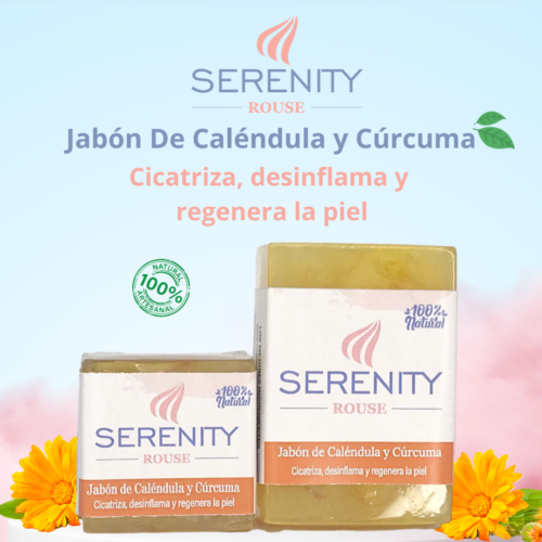 Jabón Serenity Rouse de Caléndula y Cúrcuma