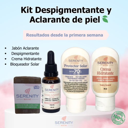 Kit Despigmentante y Aclarante Facial